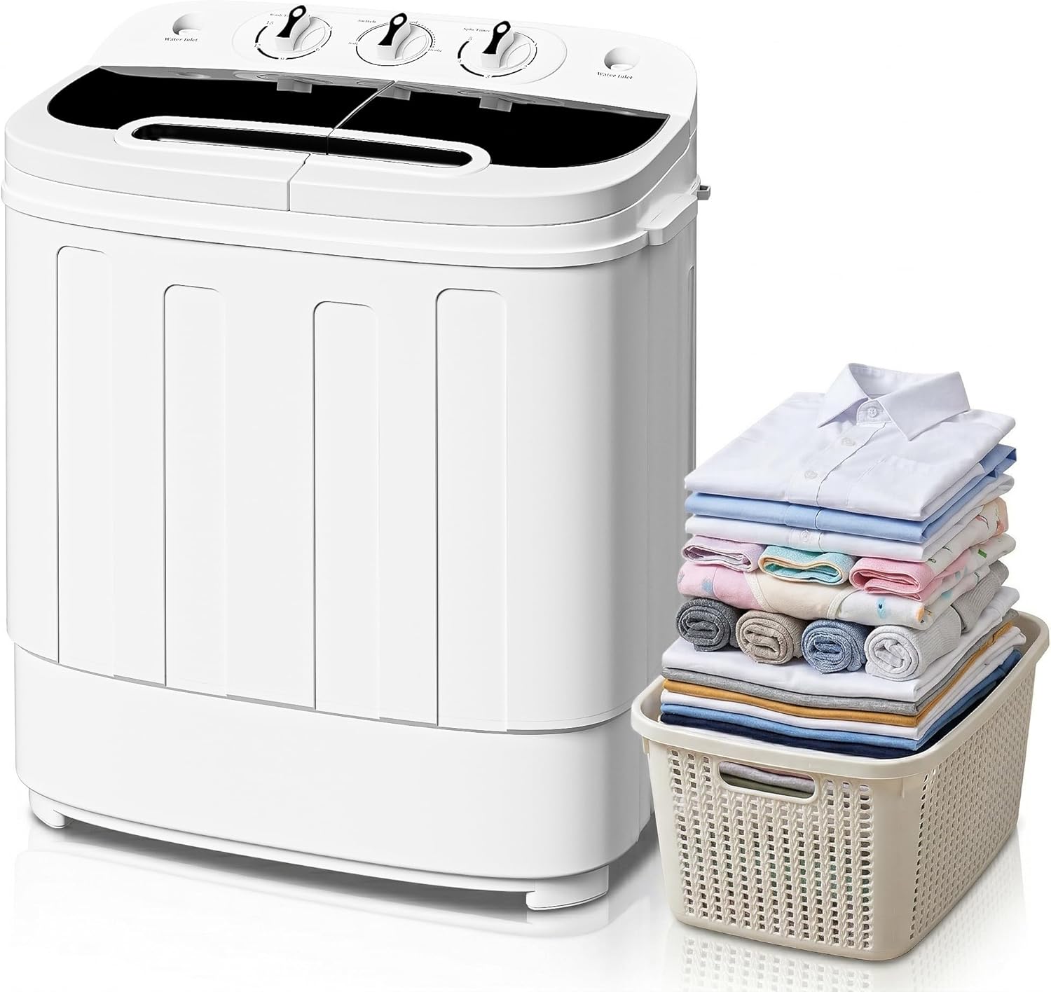 SUPER DEAL Mini Twin Tub 13 lbs