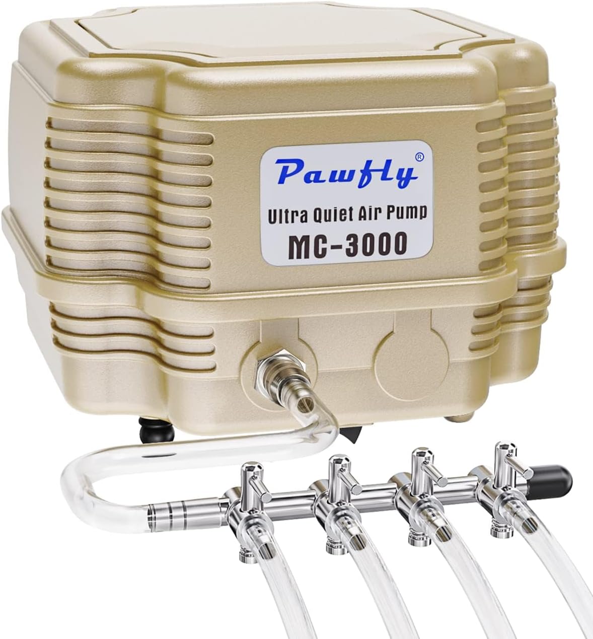 Pawfly 254GPH multi-outlet aquarium air pump