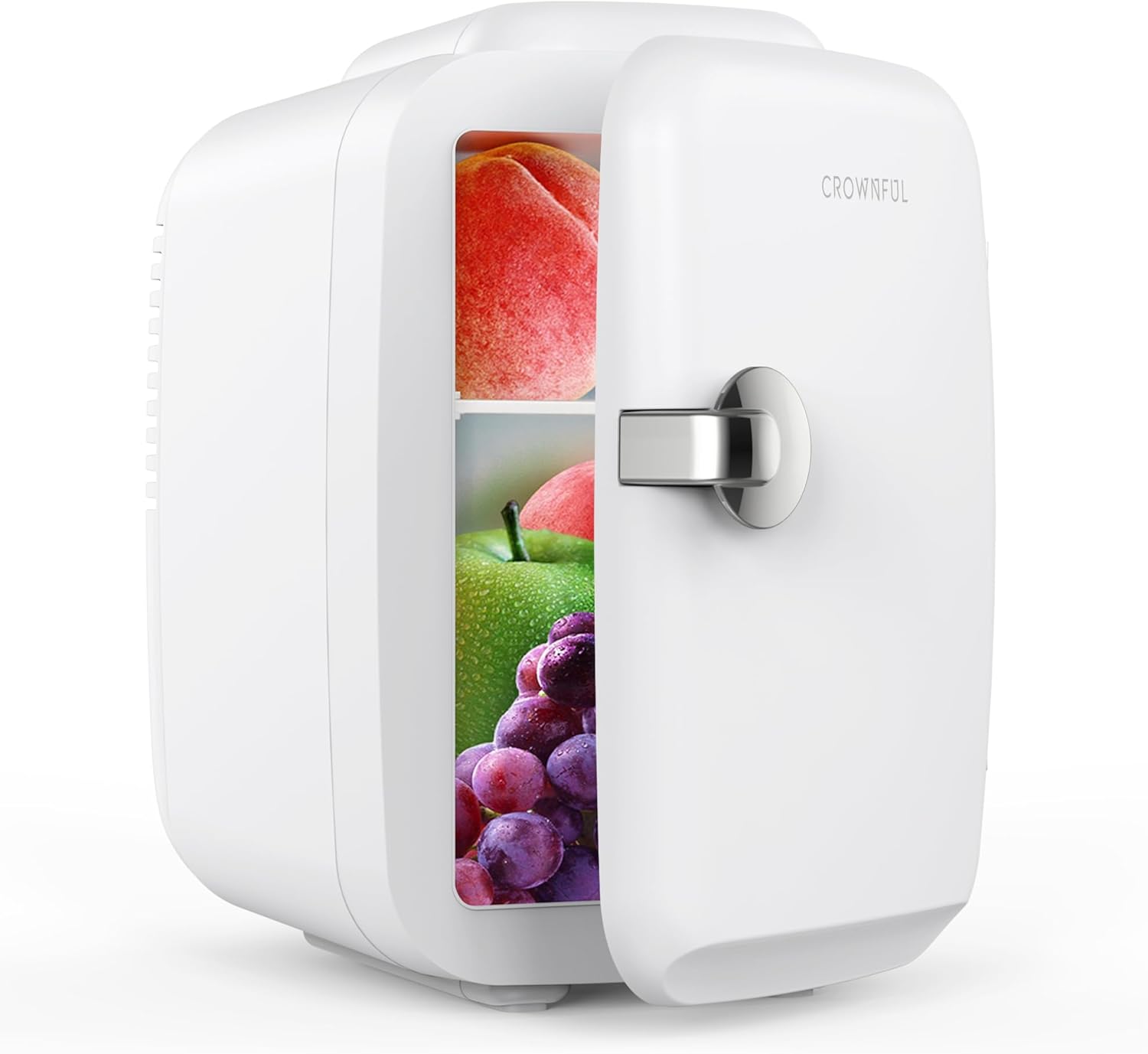 CROWNFUL 4L Mini Fridge White