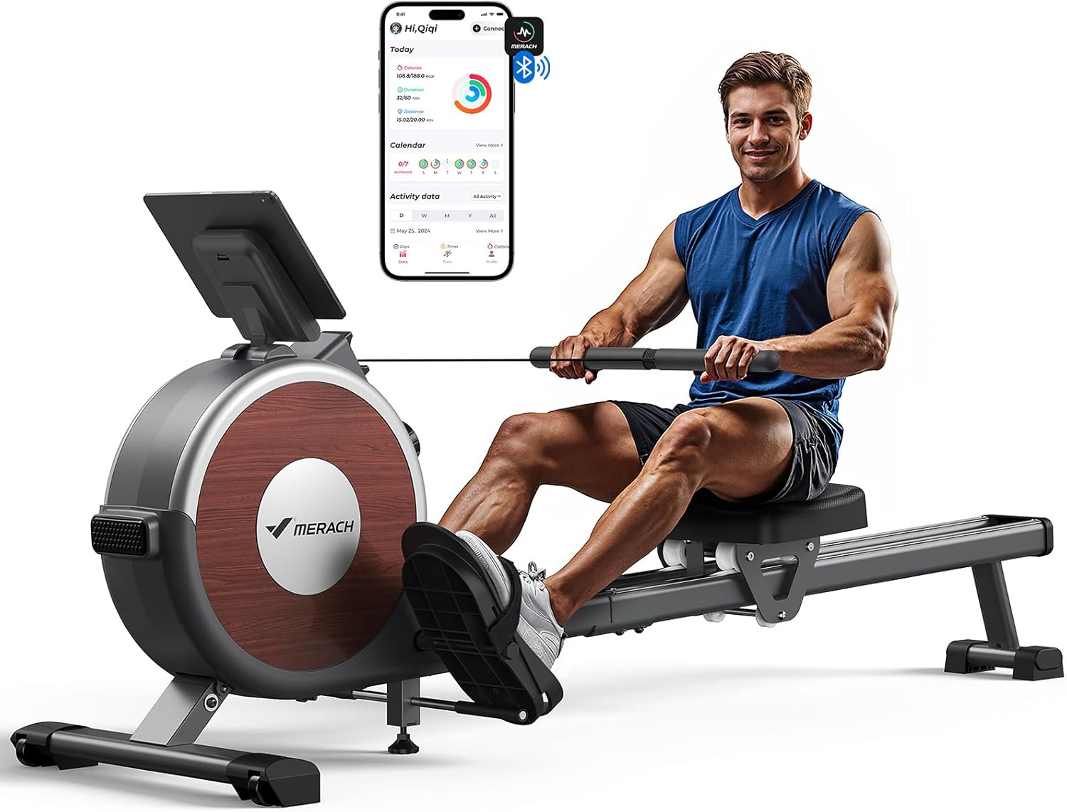 MERACH Q1S Magnetic Rowing Machine