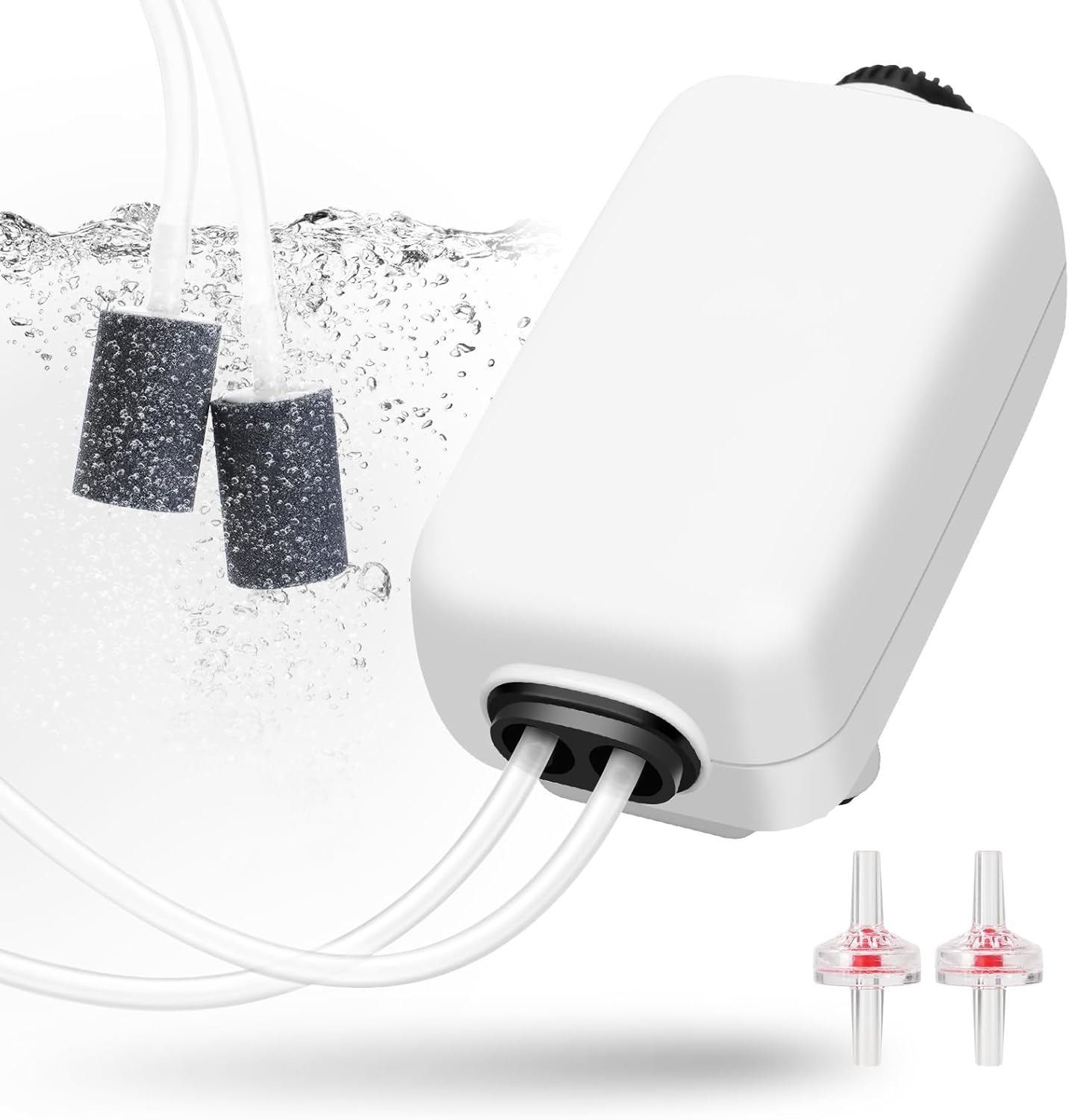 AQUANEAT 100gal dual outlet aquarium air pump