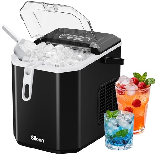 Silonn Portable Ice Maker with Handle