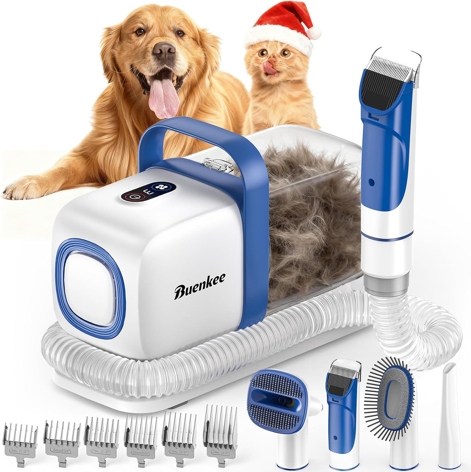 buenkee Dog Grooming Vacuum Kit