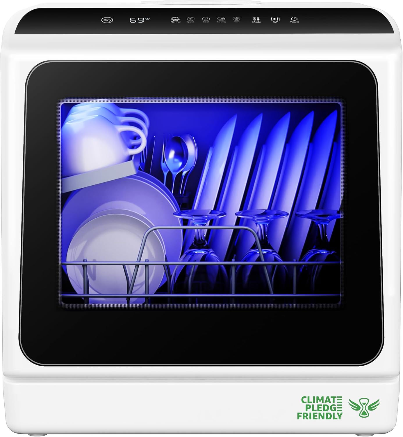 EUHOMY Countertop Dishwasher