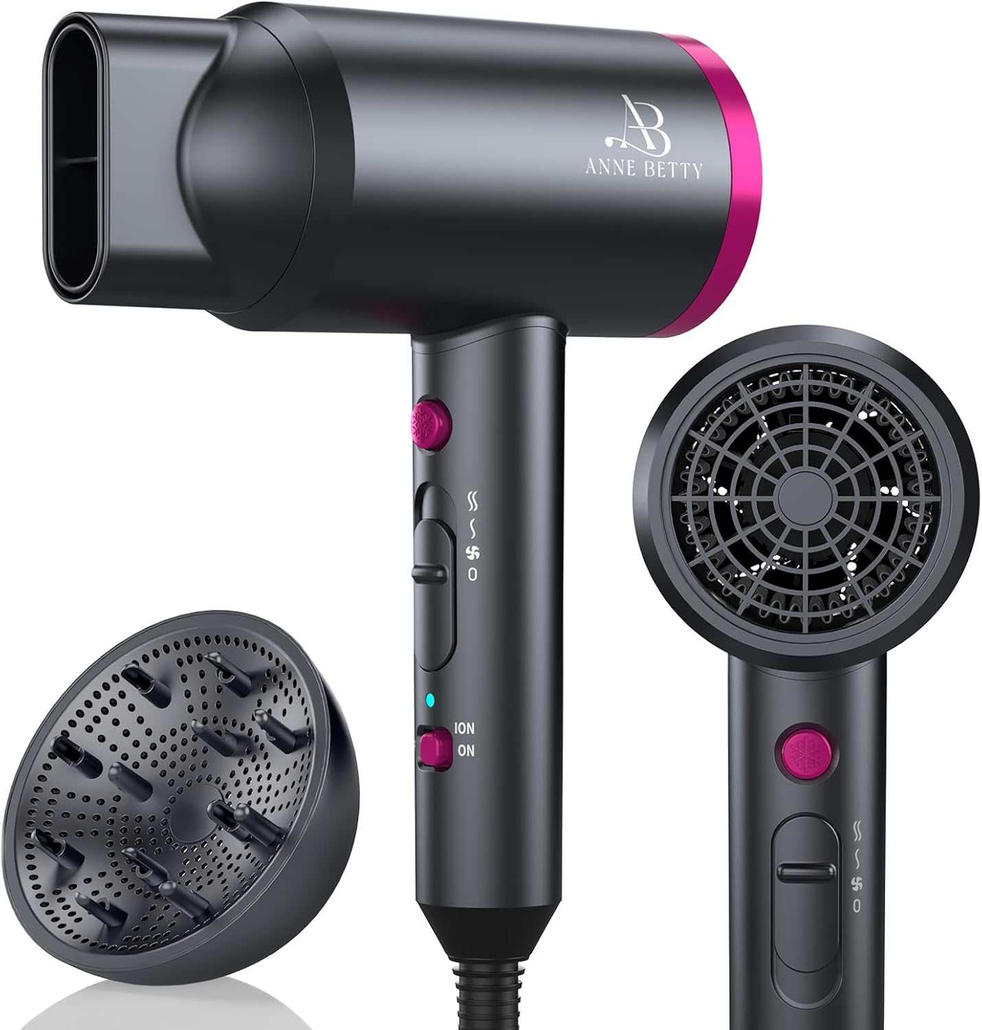 ANNE BETTY Ionic Hair Dryer