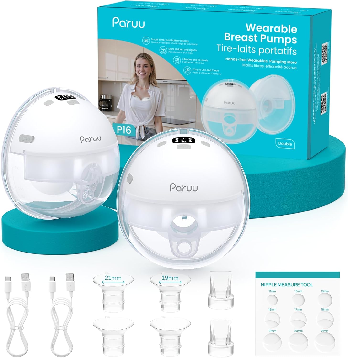 Paruu P16 Wearable Breast Pump
