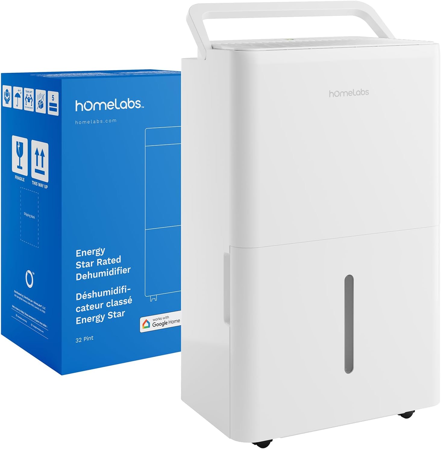 hOmeLabs 4500 sq ft Wi-Fi dehumidifier