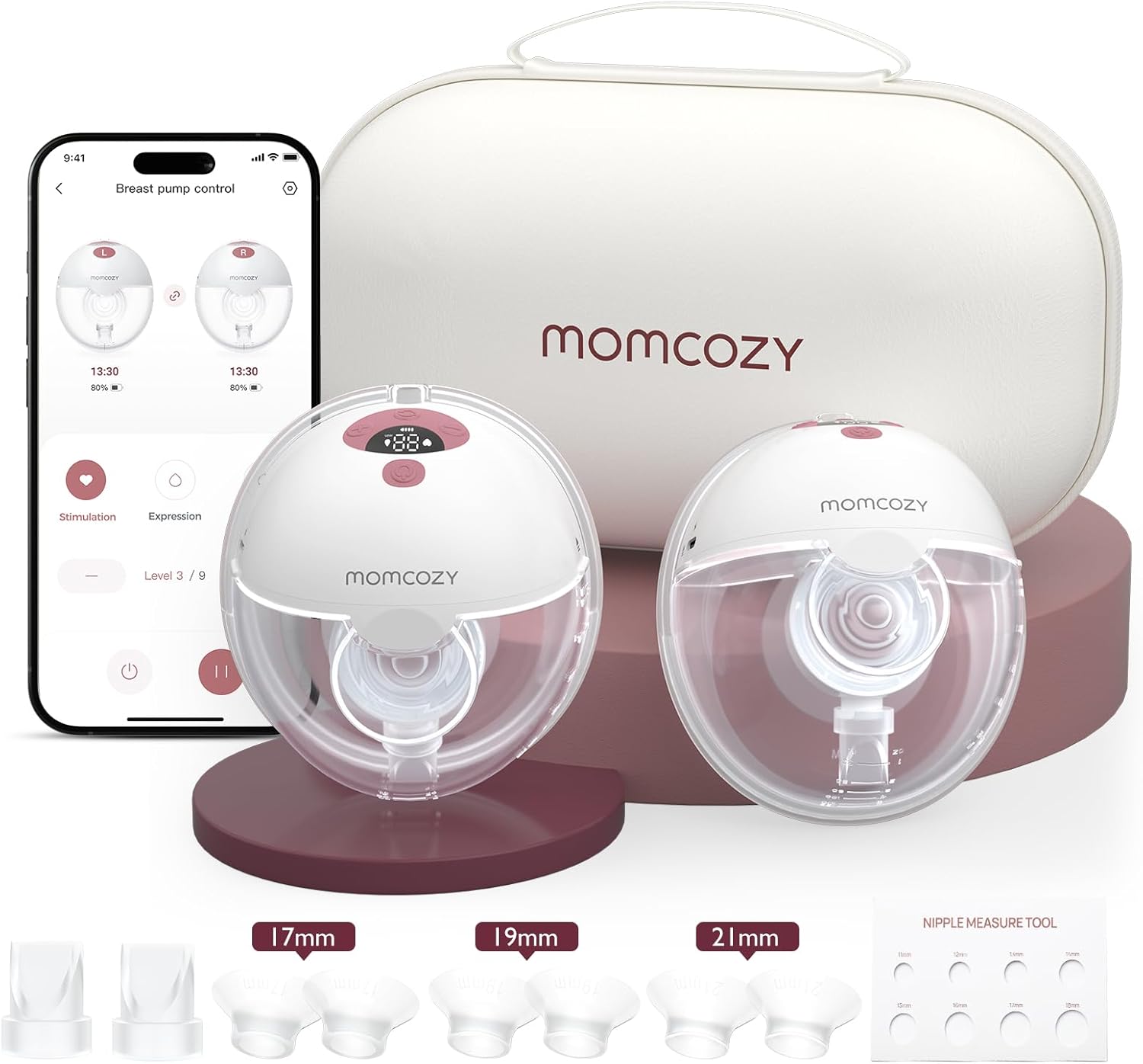 Momcozy M5 Smart Wearable Breast Pump