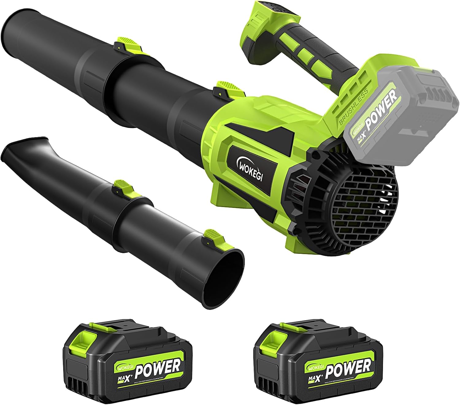 WOKEGI 580 CFM Cordless Leaf Blower