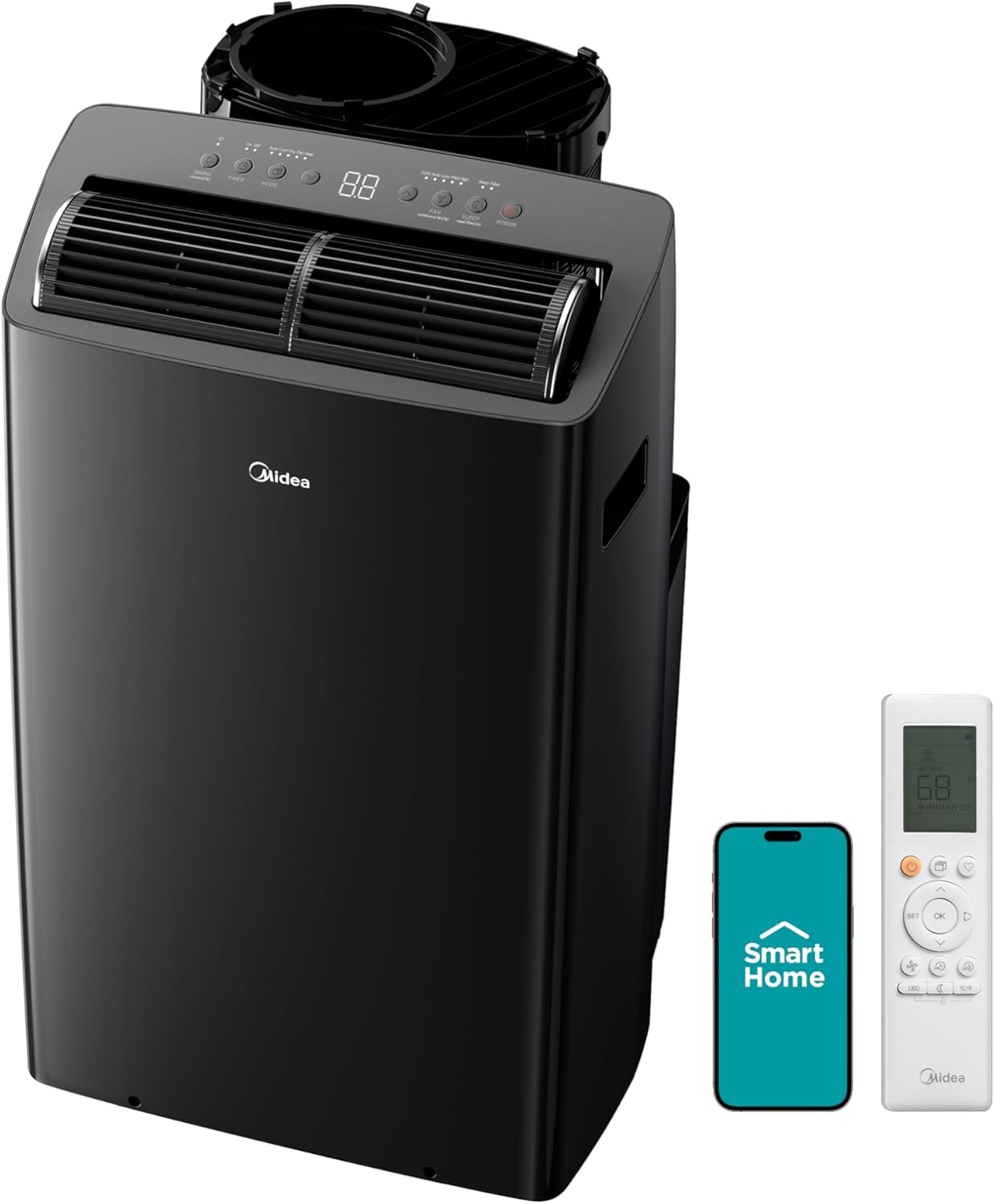 Midea Duo 14000 BTU Portable Air Conditioner with Heat