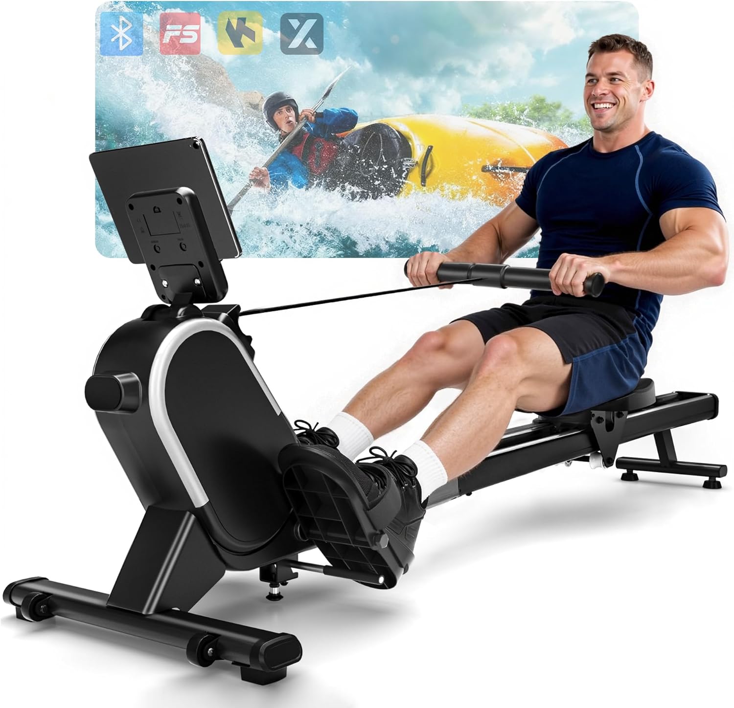 MOSUNY Magnetic Rowing Machine 16-Level