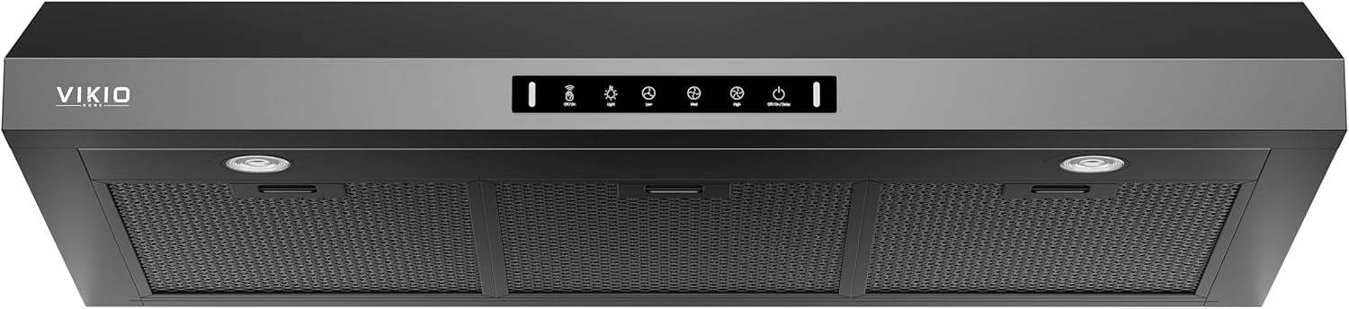 VIKIO HOME 36 inch under cabinet range hood black DC motor