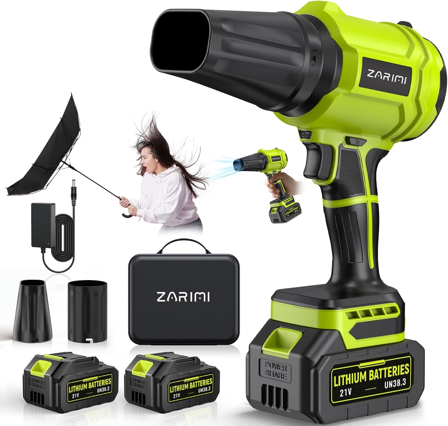 YUQUESEN 980000 RPM Cordless Leaf Blower